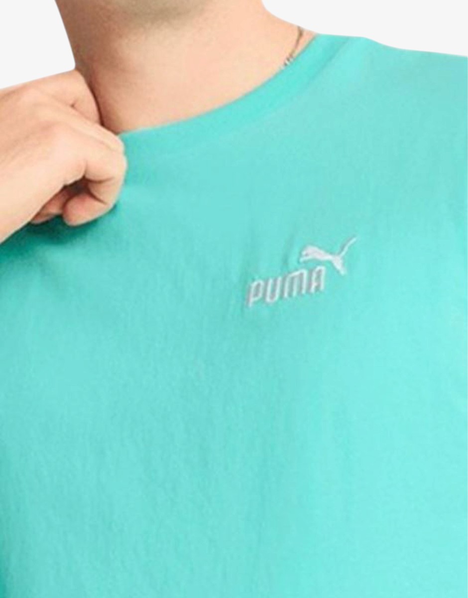 PUMA Ess Small No. 1 Logo Tee Turquoise