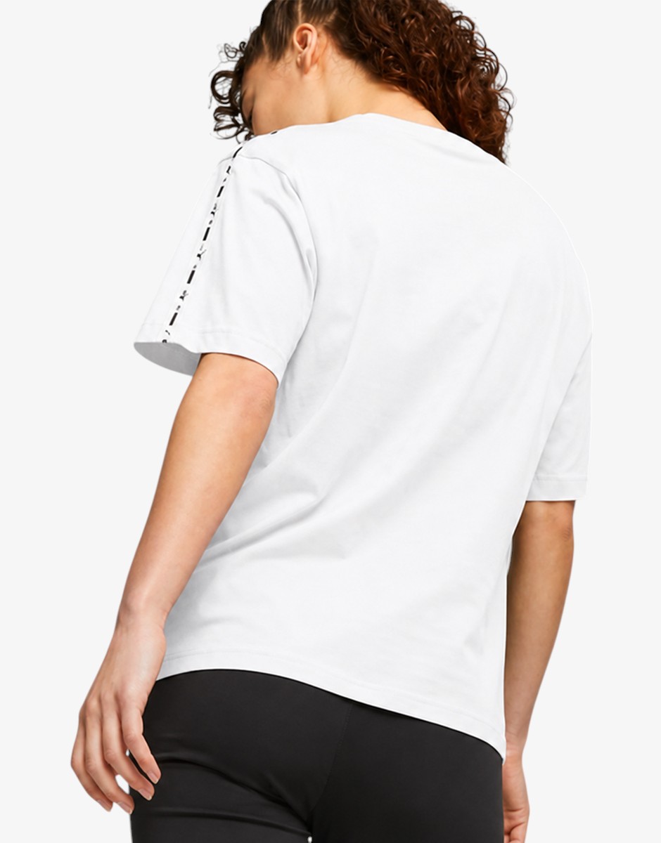 PUMA Ess Tape Tee White