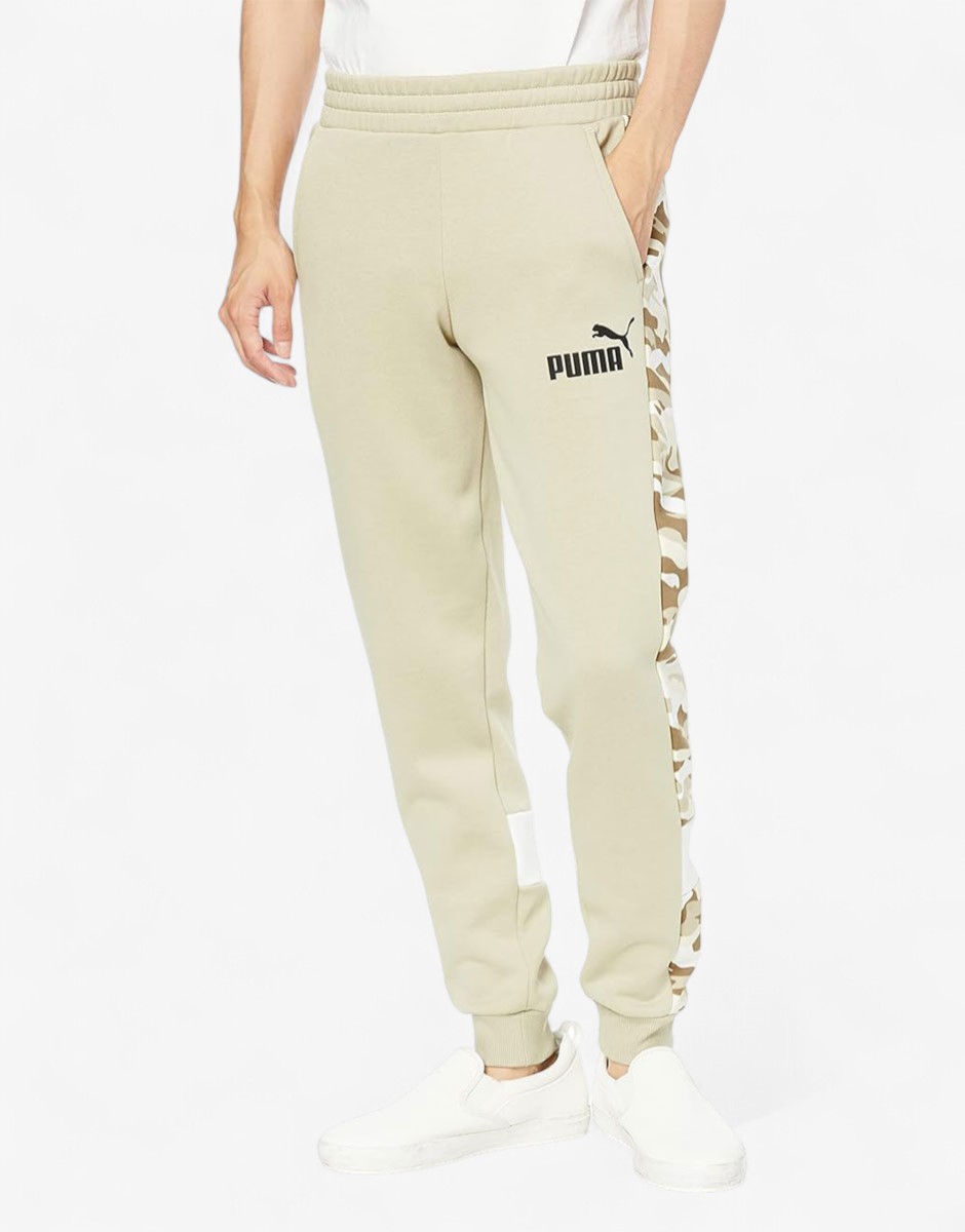 PUMA Essentials Camo Pants Beige