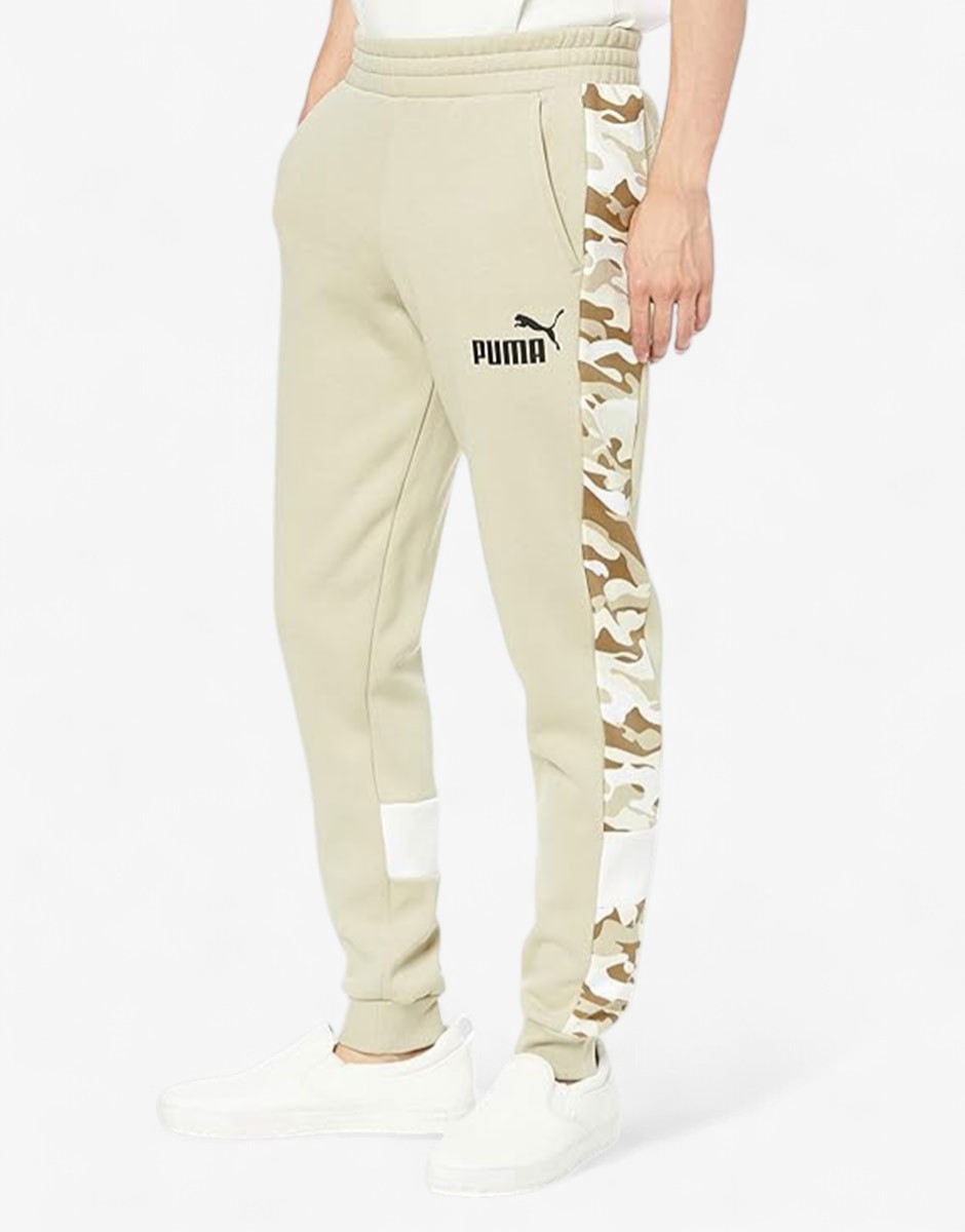 PUMA Essentials Camo Pants Beige