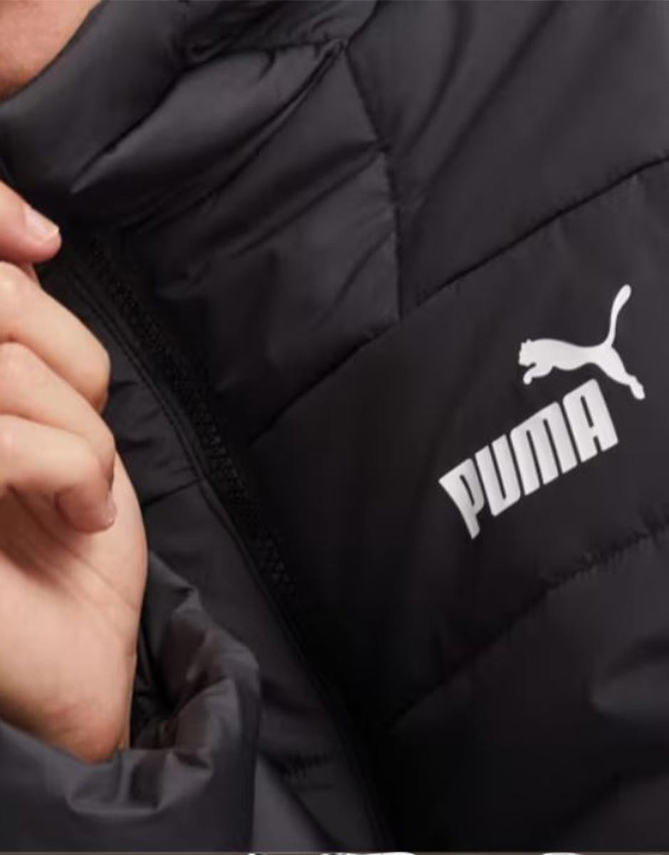 PUMA Essentials+ Hooded Padded Coat Black