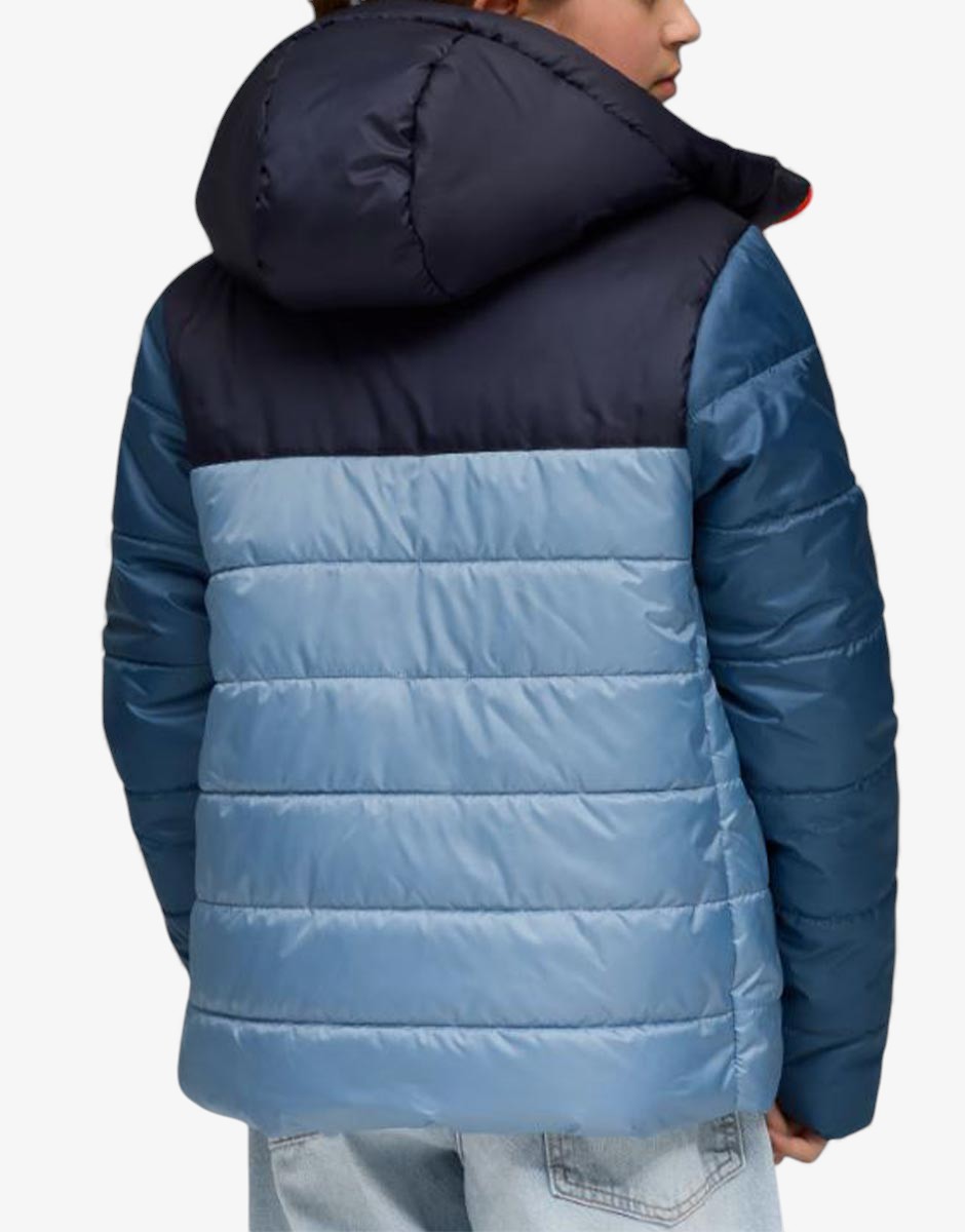 PUMA Essentials Hooded Padded Jacket Blue