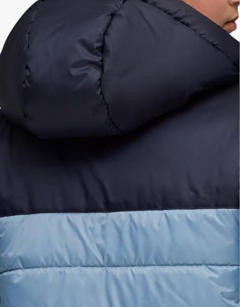 PUMA Essentials Hooded Padded Jacket Blue