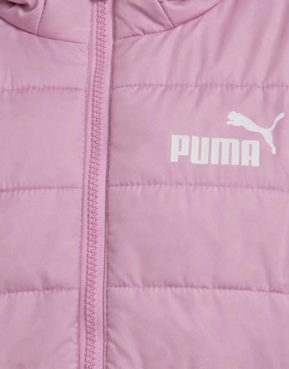 PUMA Essentials Hooded Padded Jacket Pink