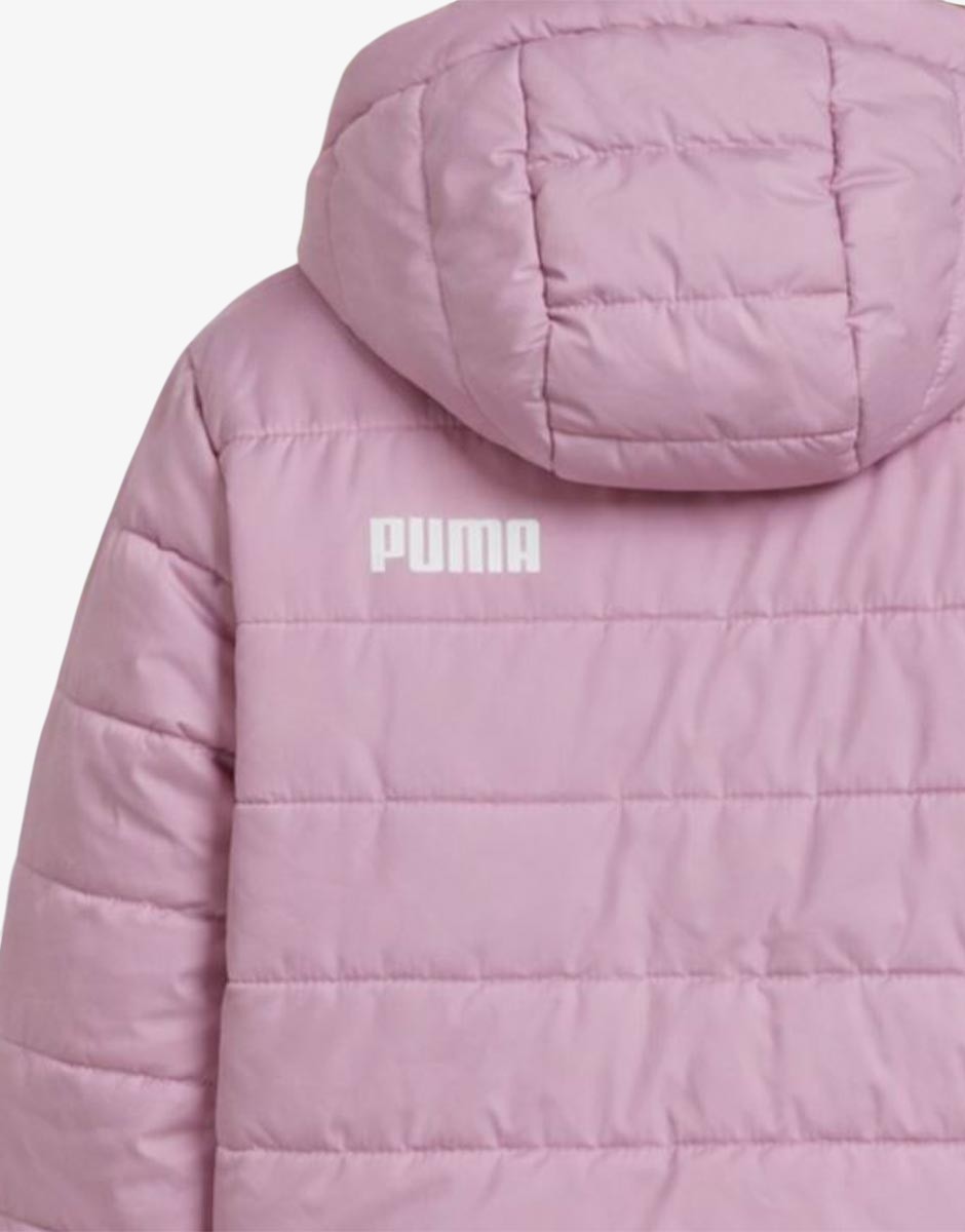 PUMA Essentials Hooded Padded Jacket Pink
