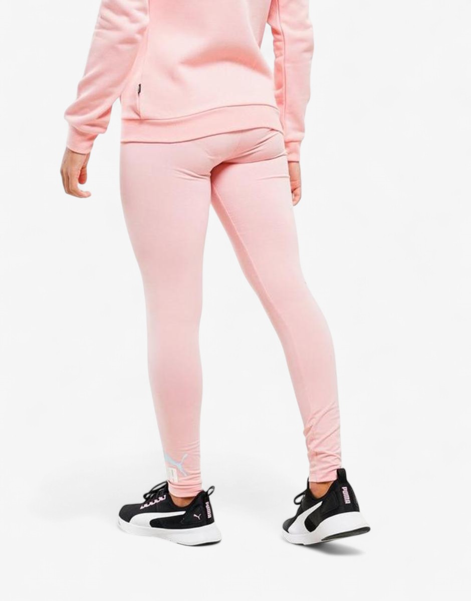PUMA Essentials Logo Leggings Pink