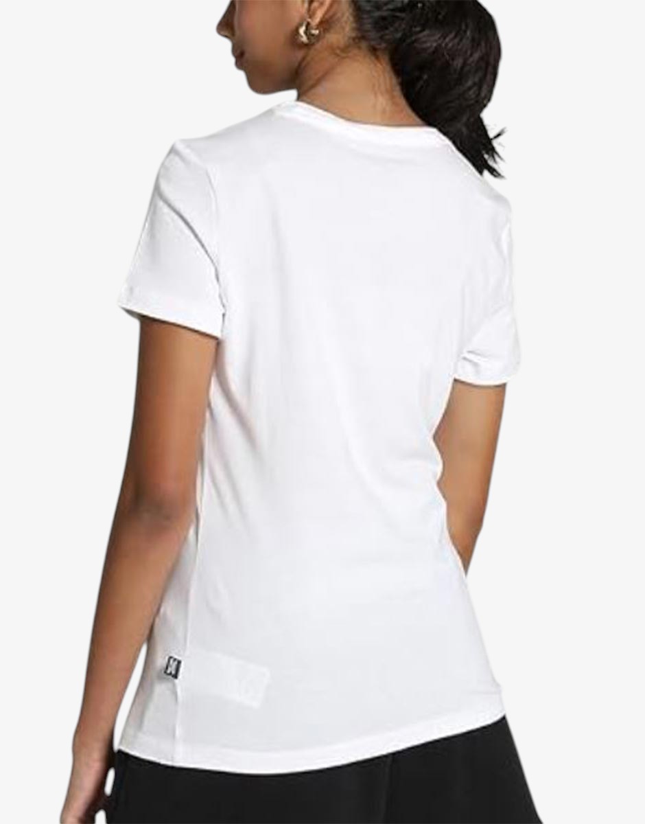 PUMA Essentials Logo Tee White J