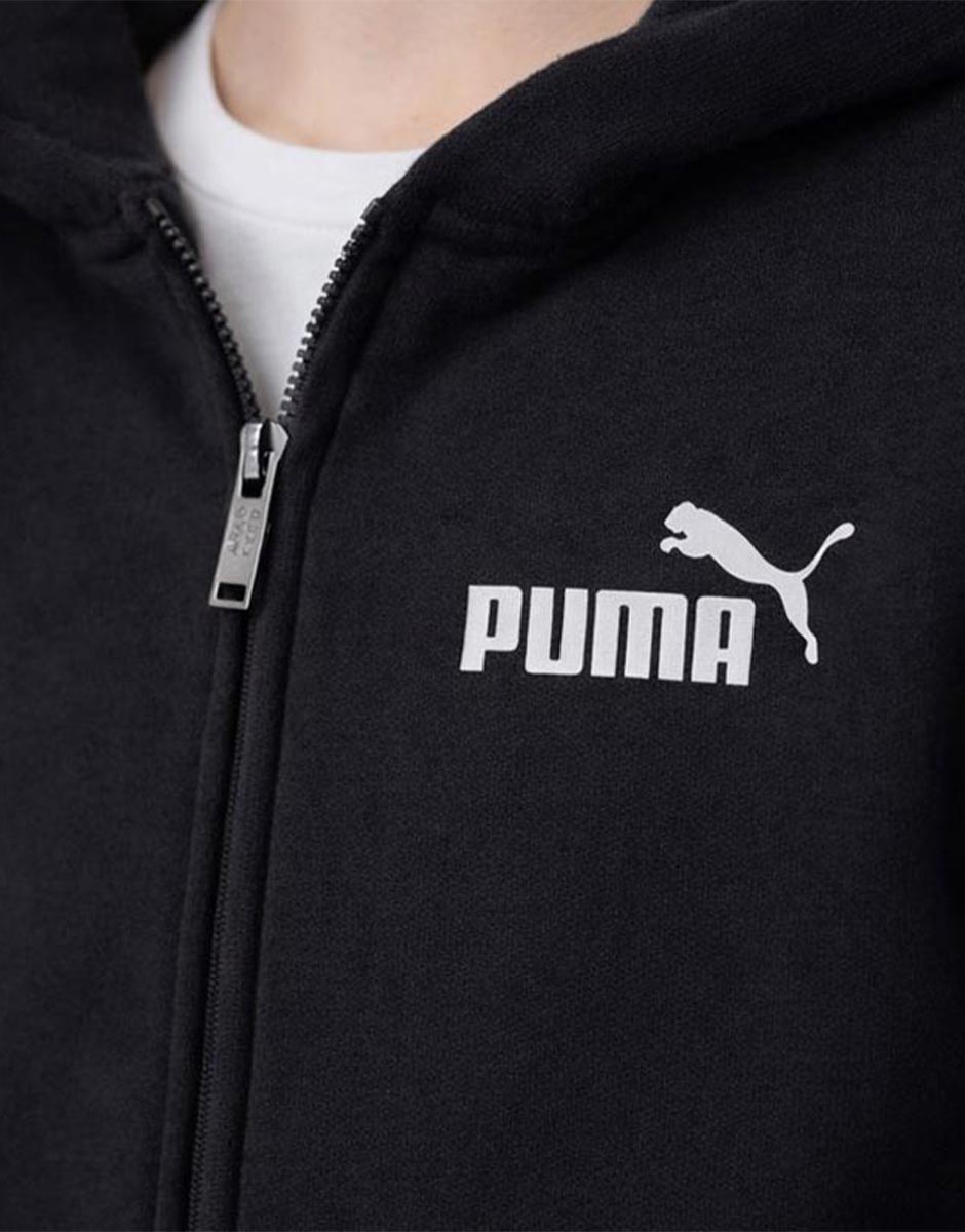 PUMA Essentials Small Logo Hoodie Black