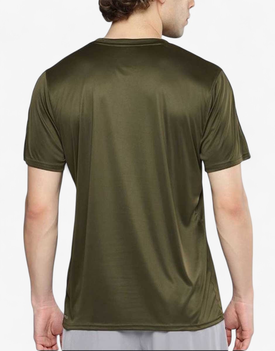 PUMA Essentials Taped Tee Dark Olive