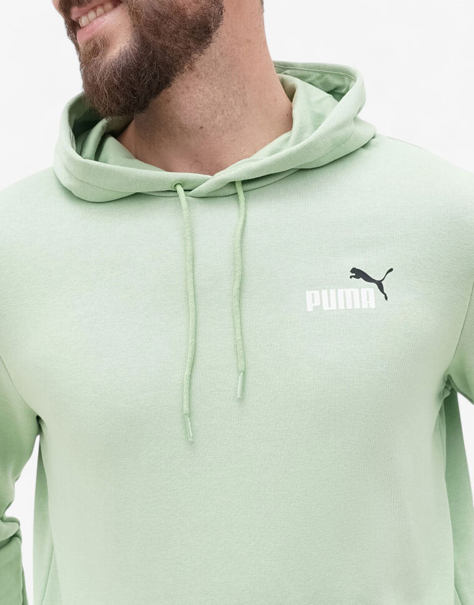 PUMA Essentials+ 2 Color Logo Hoodie Green