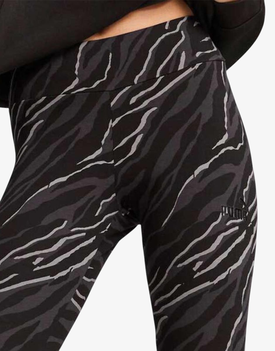 PUMA Essentials+ Animal All Over Print Leggings Black