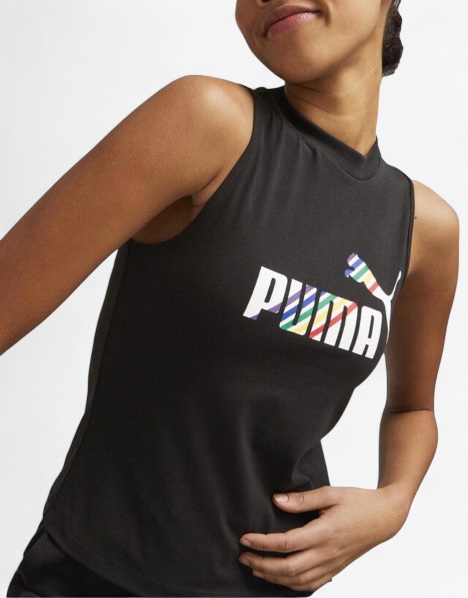 PUMA Essentials+ Love Is Love Tank Top Black