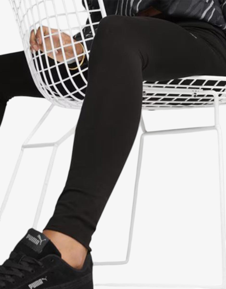 PUMA Essentials+ Script Leggings Black