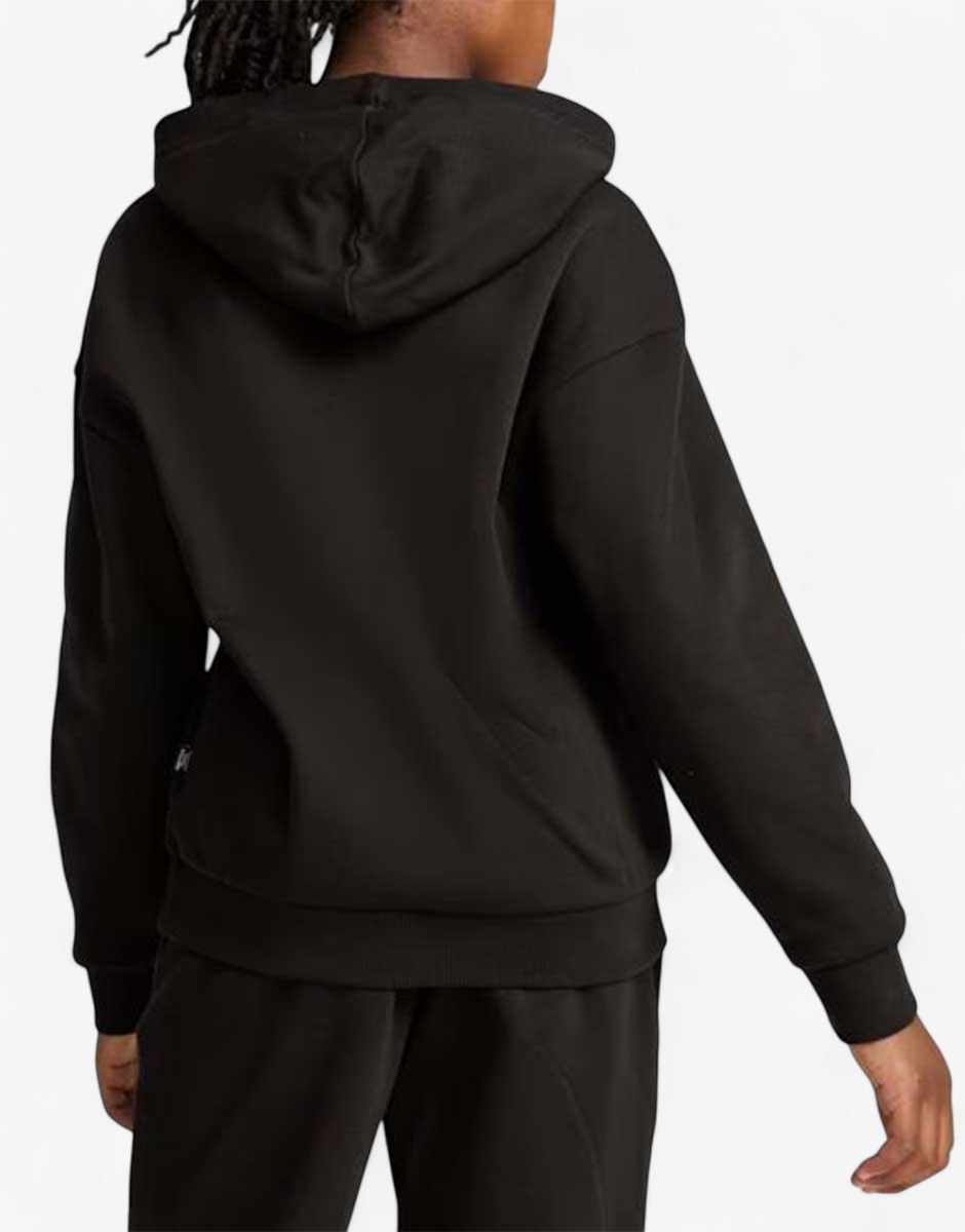 PUMA Essentials+ Script Metallic Hoodie Black