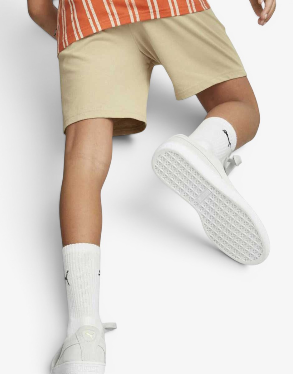 PUMA Essentials+ Street Art Graphic Shorts Beige