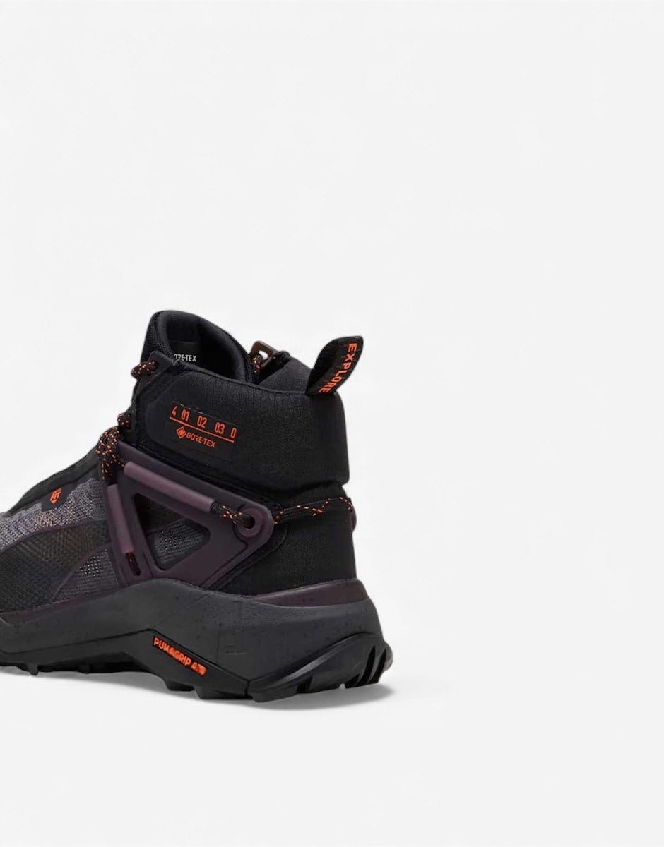 PUMA Explore Nitro Mid Gore-Tex Hiking Shoes Black