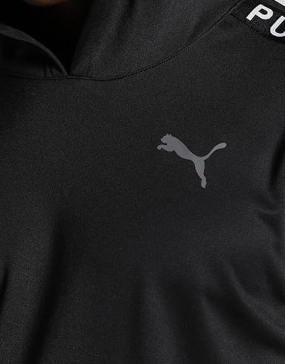 PUMA Fit Lightweight Pwrfleece Hoodie Black