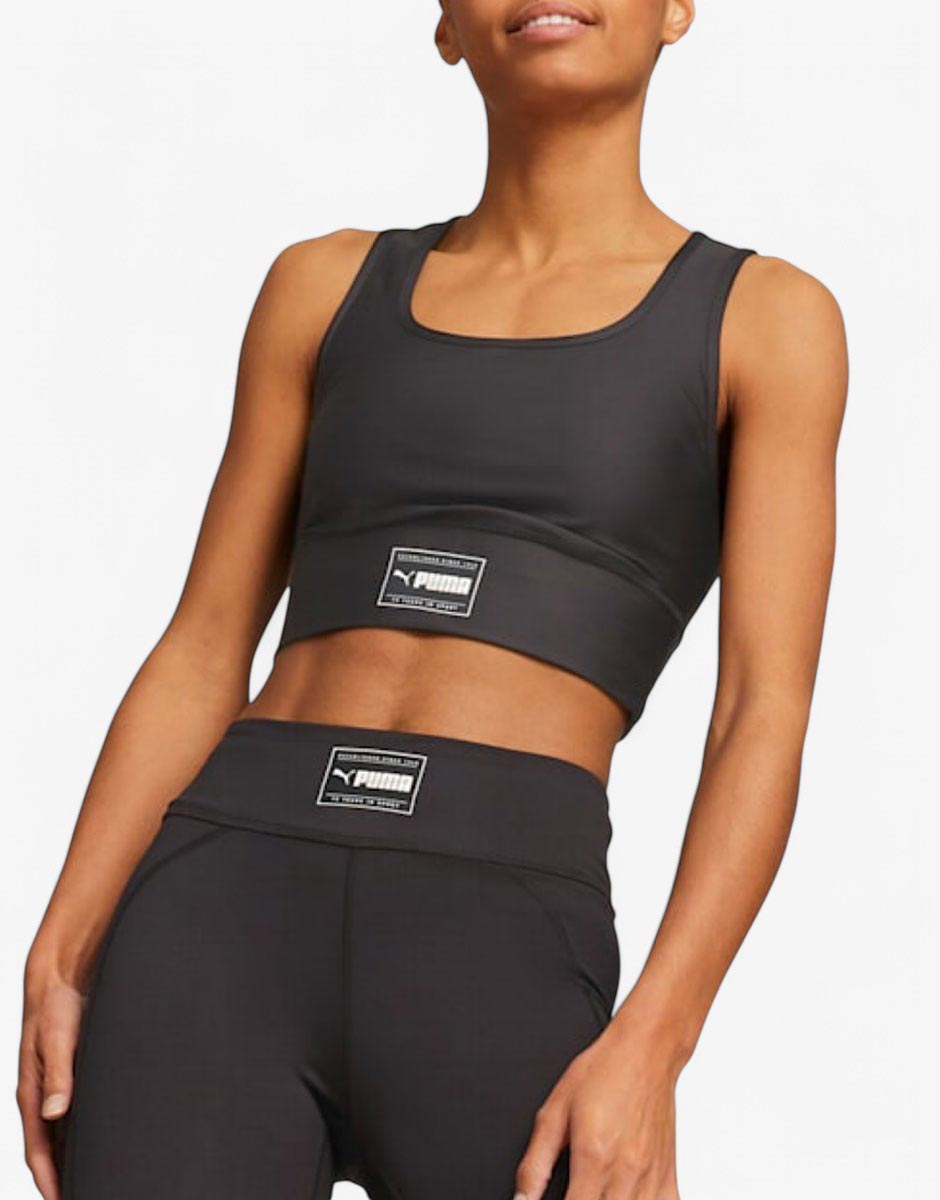 PUMA Fit Skimmer Training Bra Black