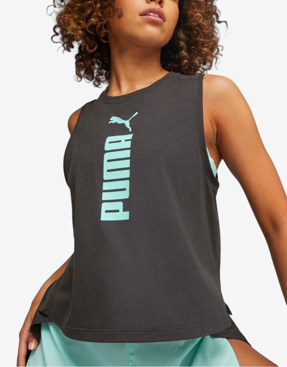 PUMA Fit Tri-Blend Tank Black