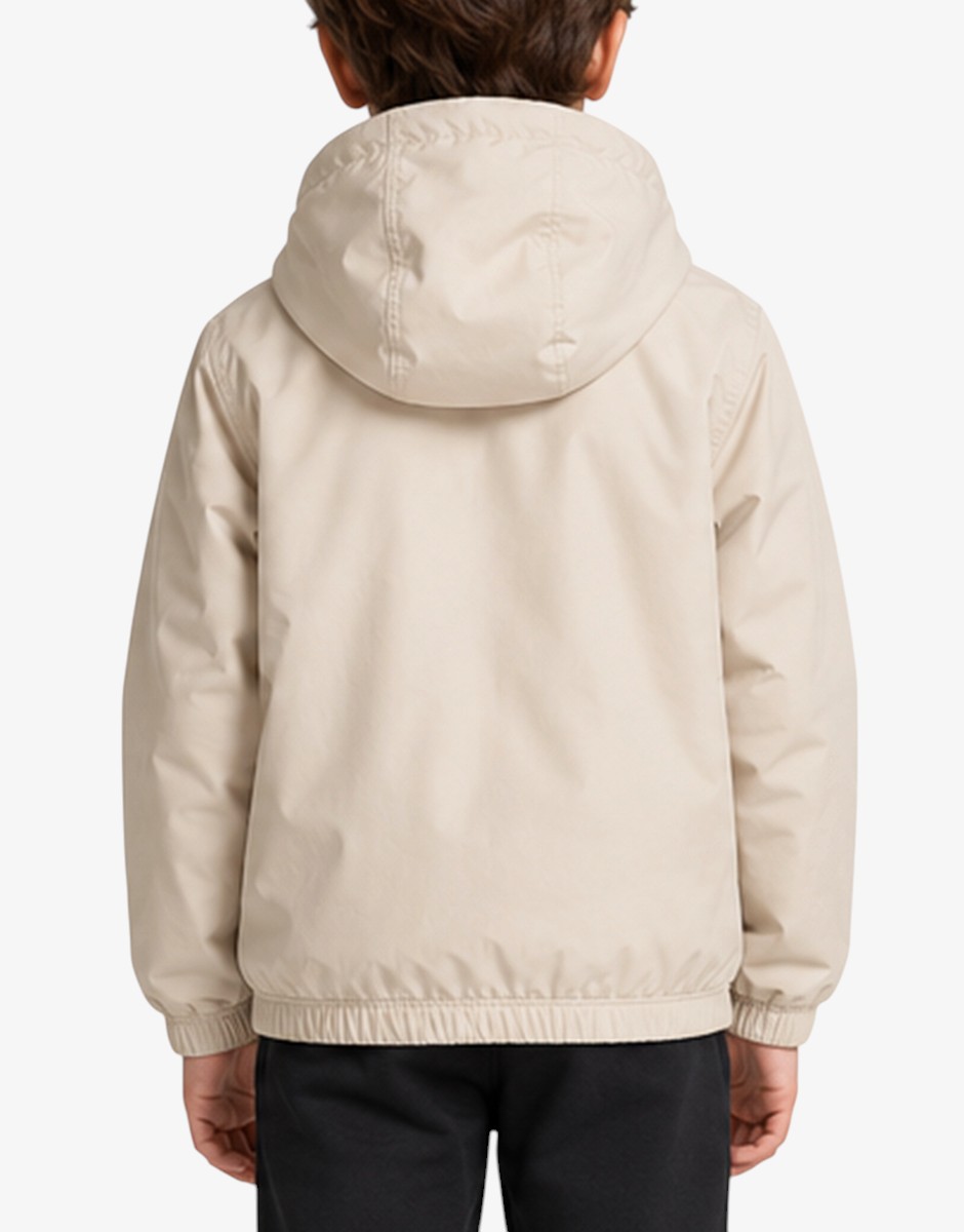 PUMA Fleece Lined Windbreaker Ecru