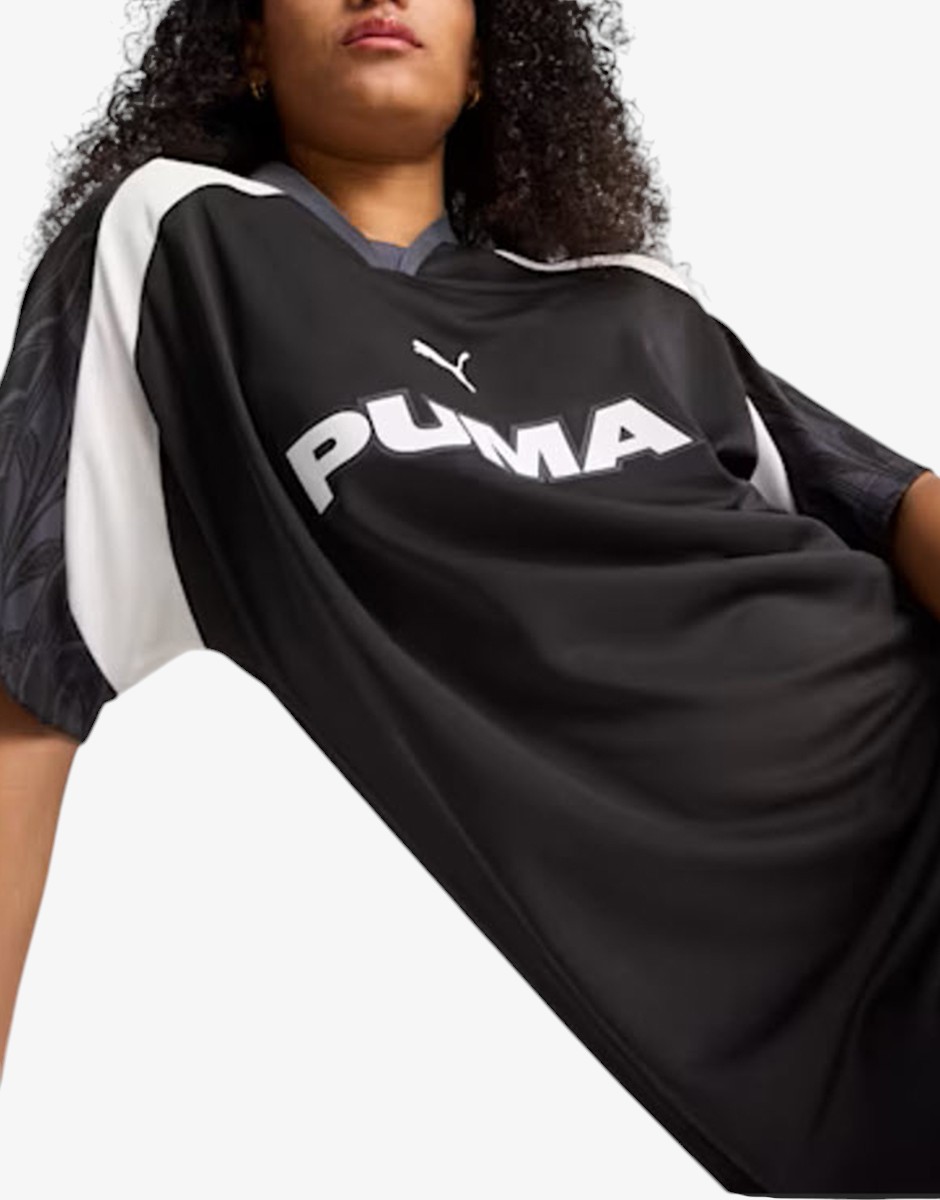 PUMA Football Jersey Dress Black / White