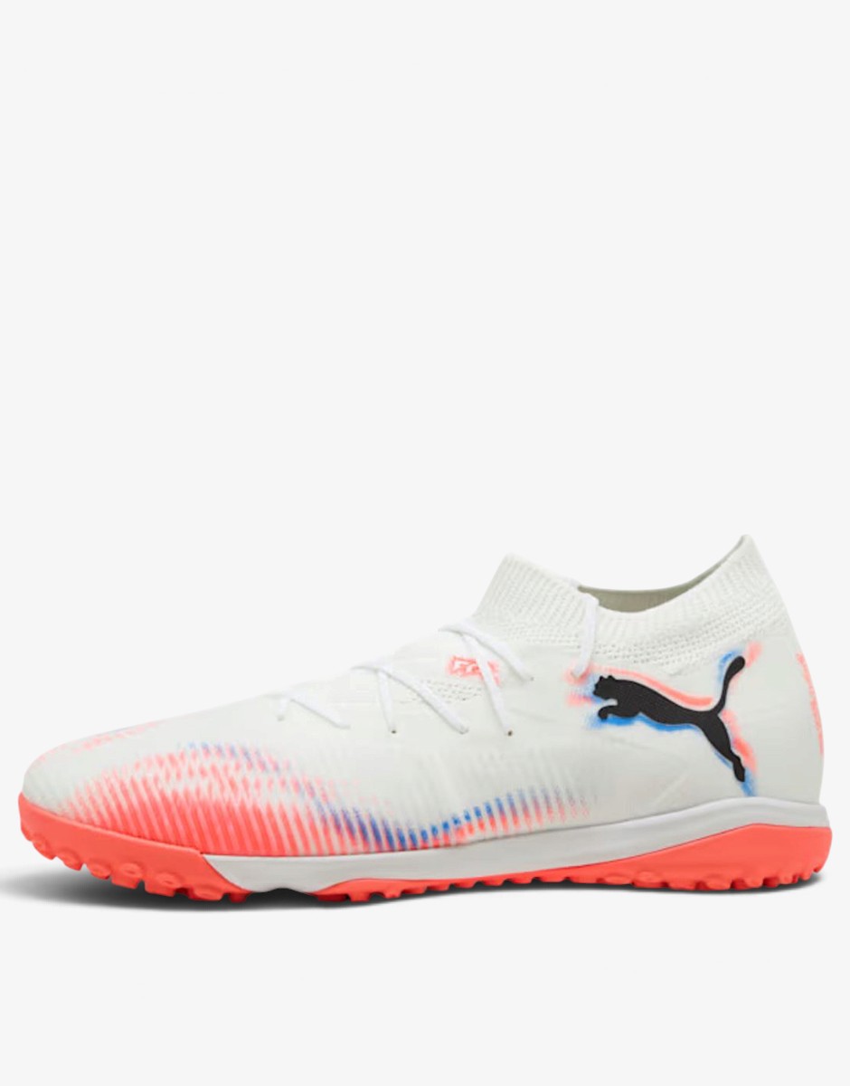 PUMA Future 8 Match TT Football Boots White/Orange