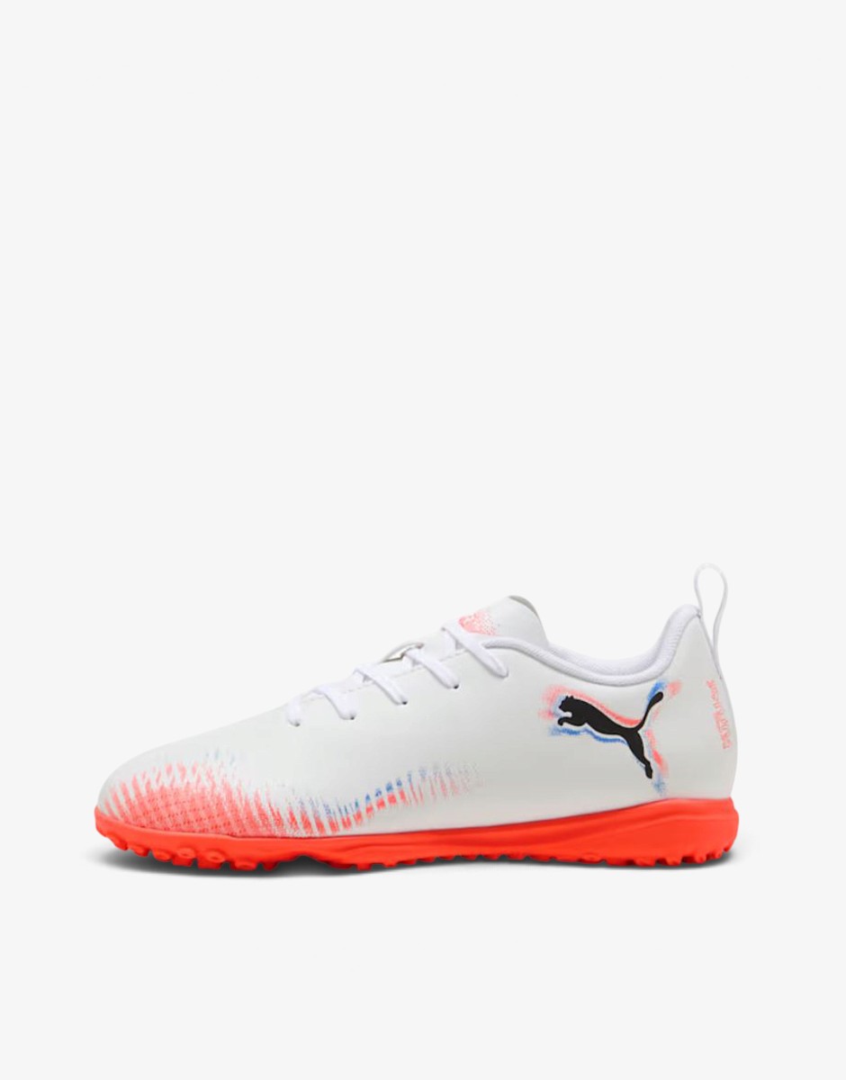 PUMA Future 8 Play TT Jr White/Orange