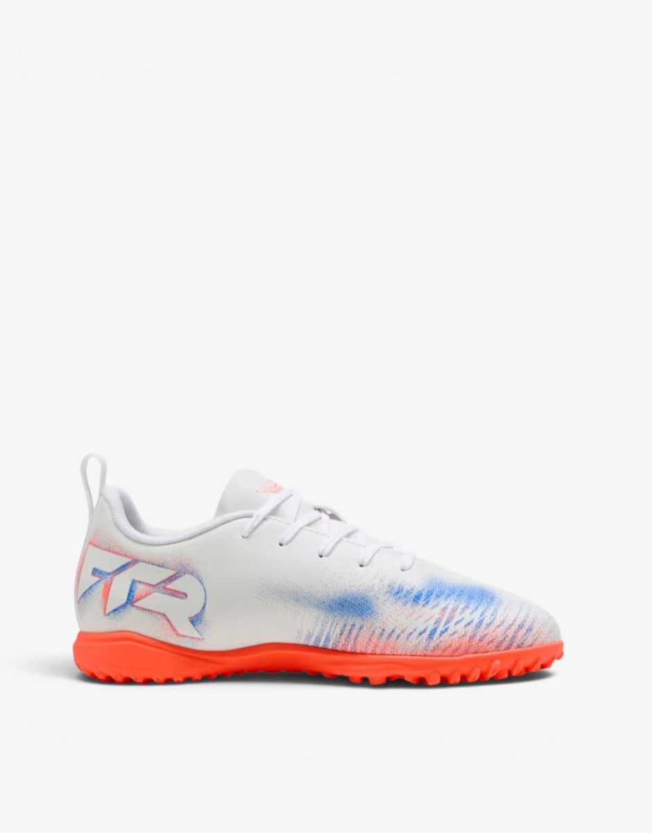 PUMA Future 8 Play TT Jr White/Orange