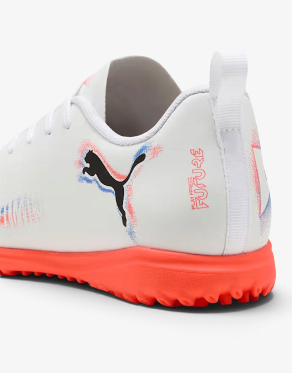 PUMA Future 8 Play TT Jr White/Orange