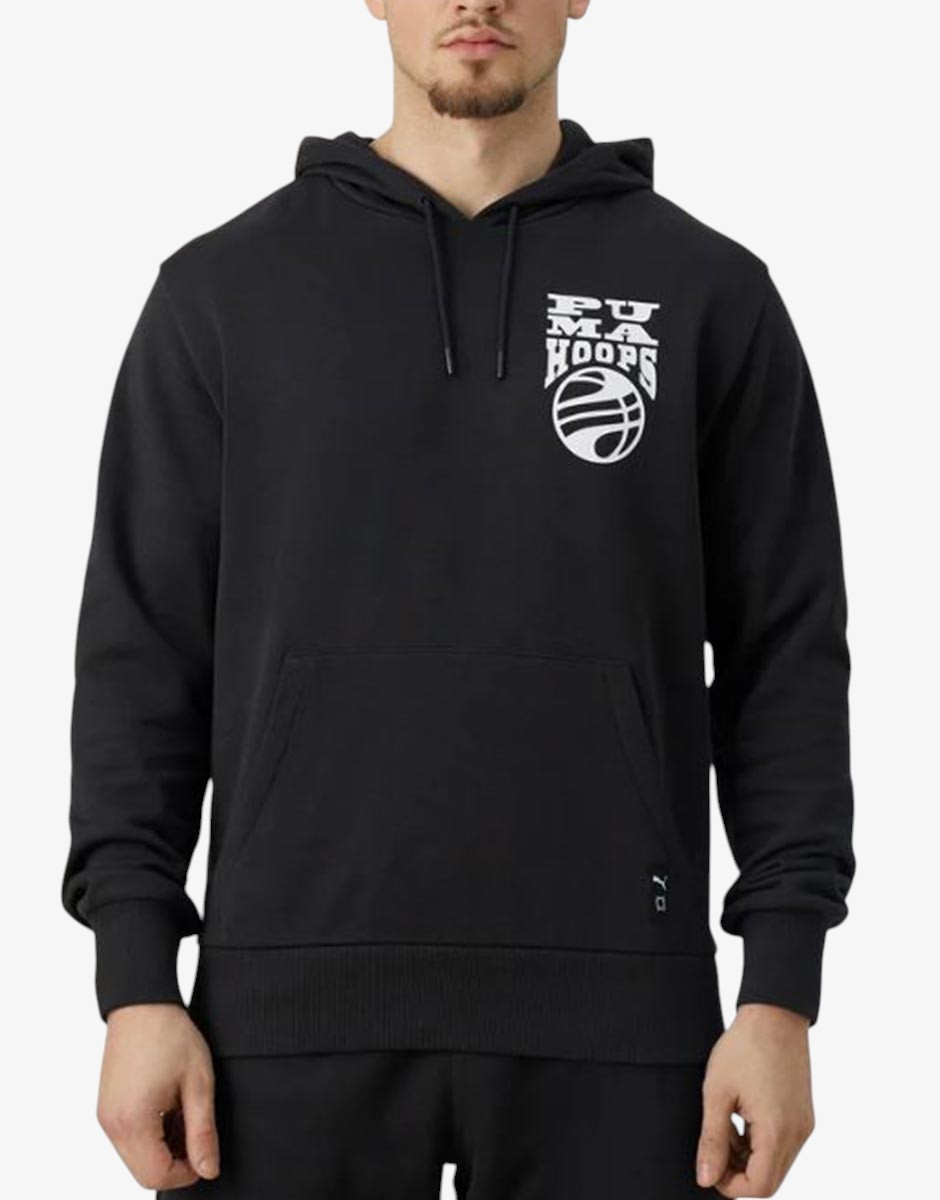 PUMA Hoops Hoodie Black
