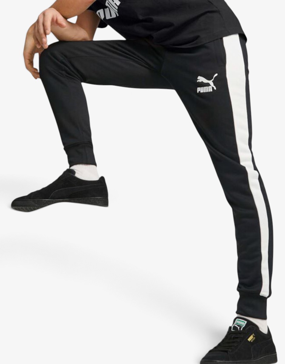 PUMA Iconic T7 Track Pant Black/White