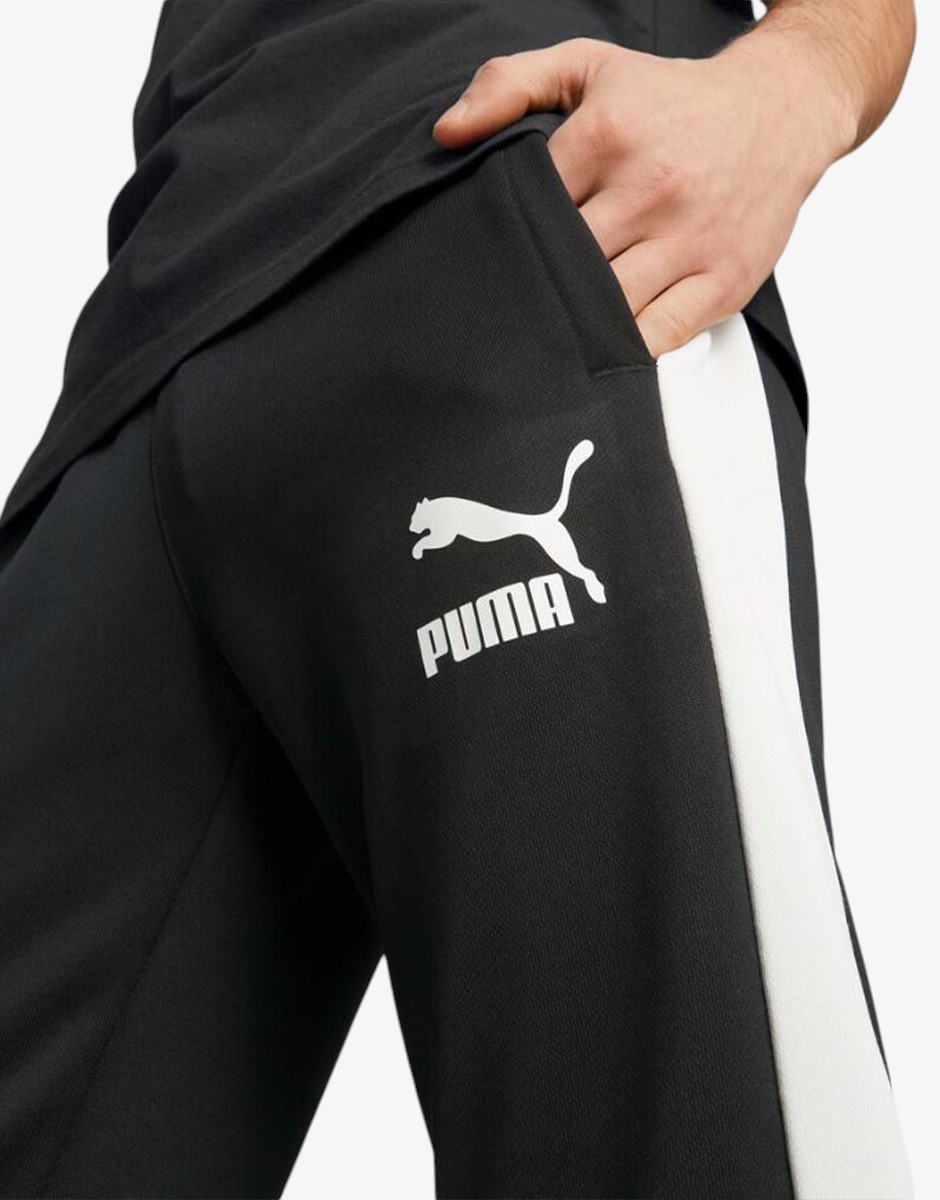 PUMA Iconic T7 Track Pant Black/White