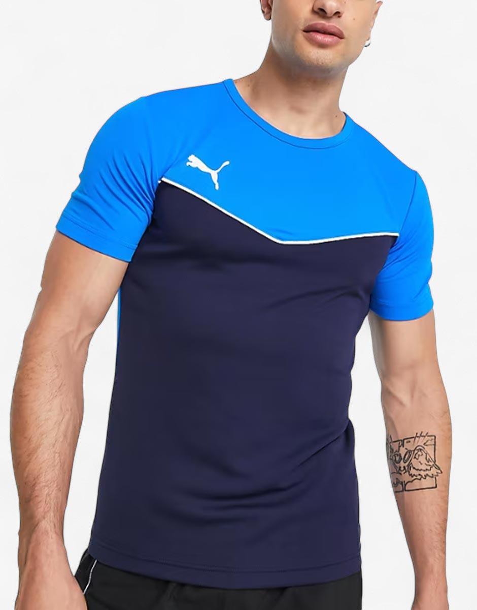 PUMA IndividualRISE Jersey Tee Navy