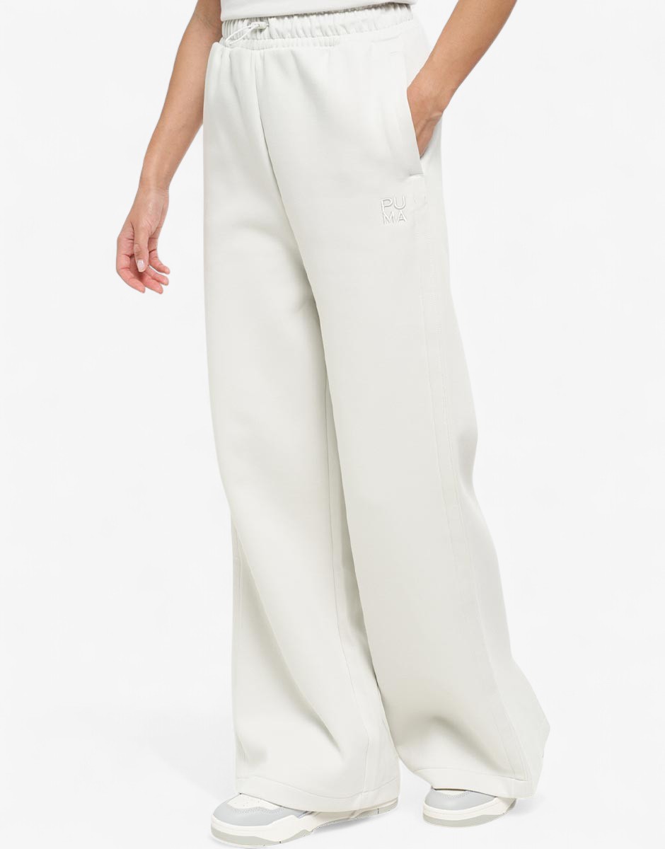 PUMA Infuse Wide Leg Pants Light Grey