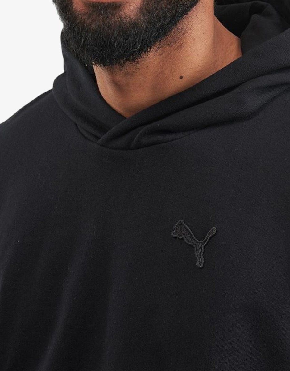 PUMA MIF Embroidery Hoodie M Black