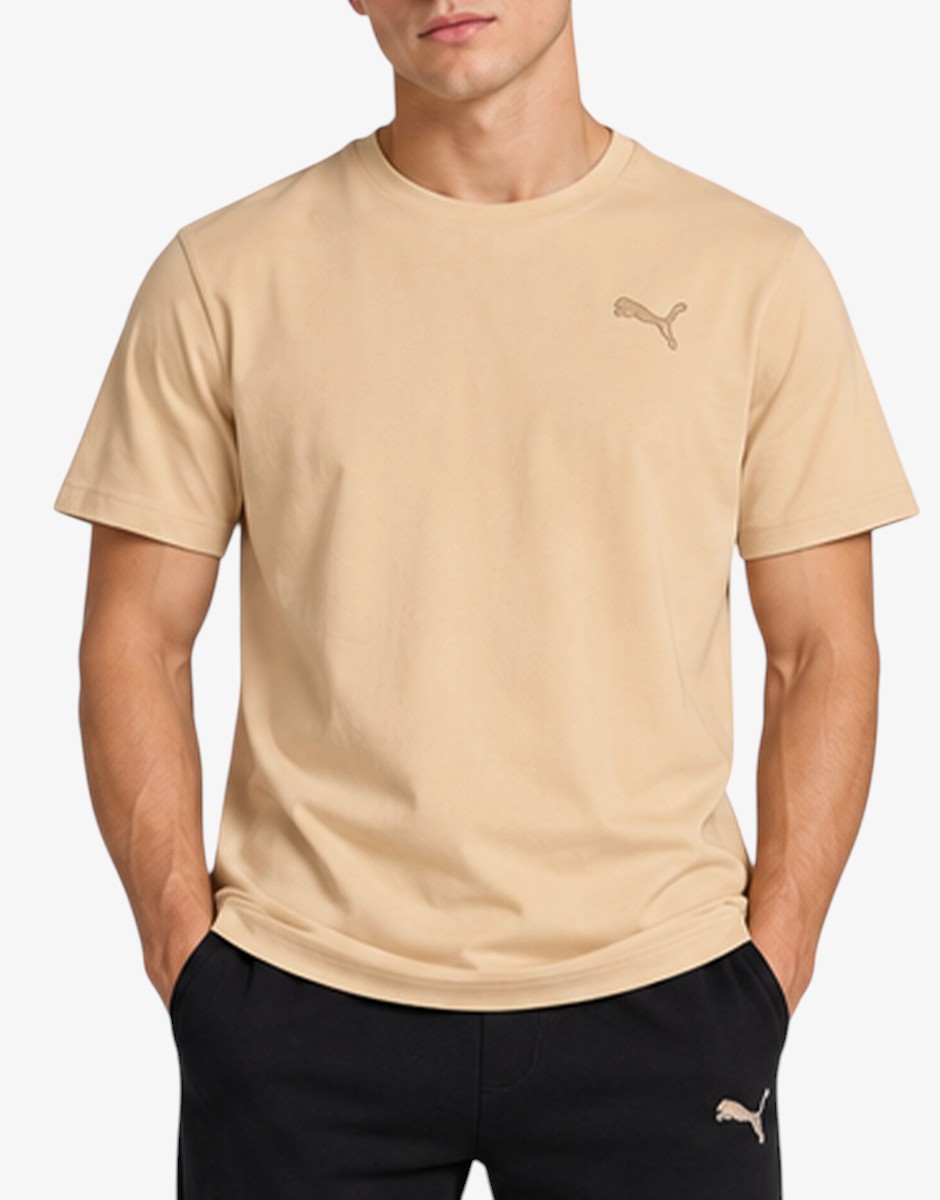 PUMA MIF Embroidery Tee M Beige