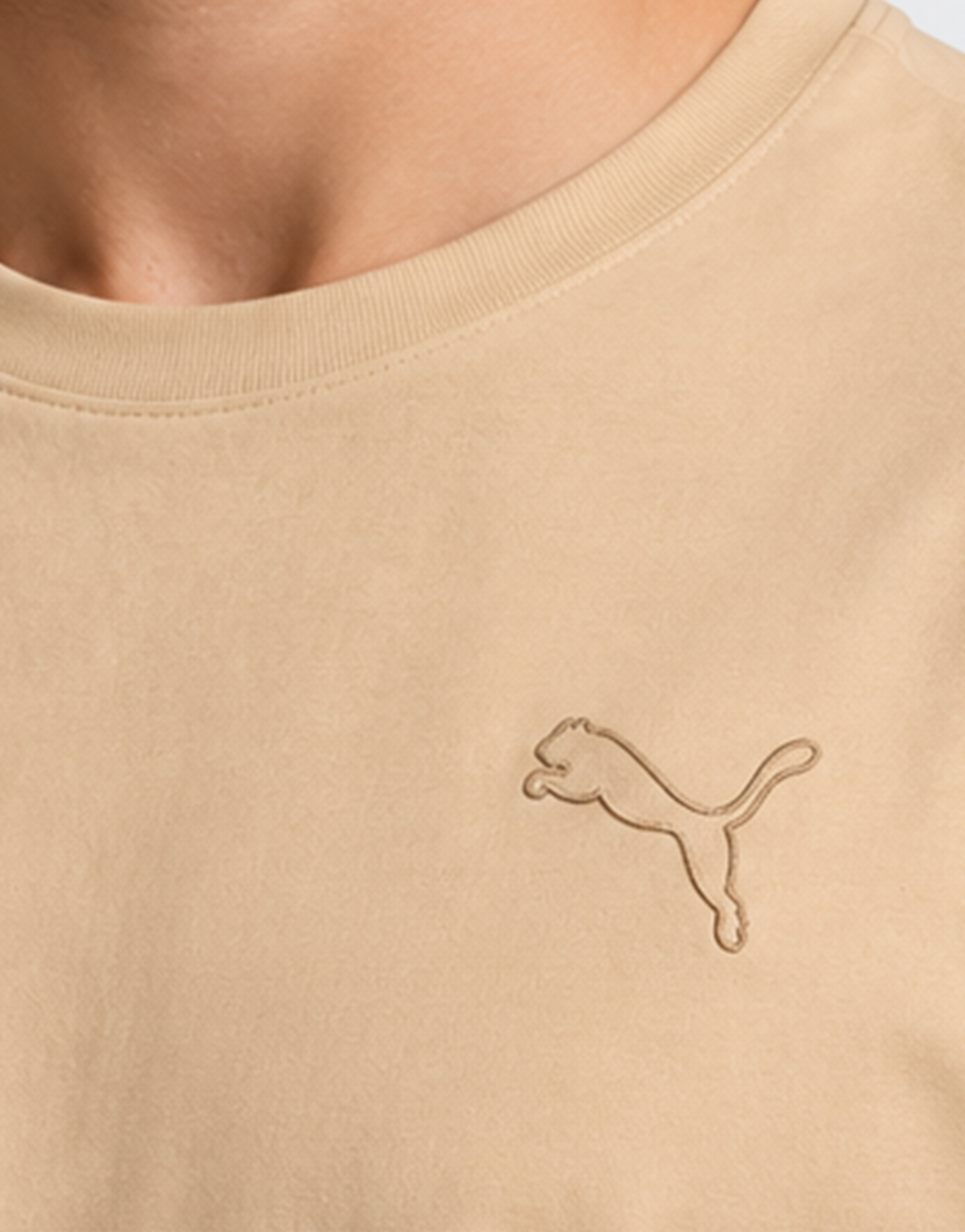 PUMA MIF Embroidery Tee M Beige