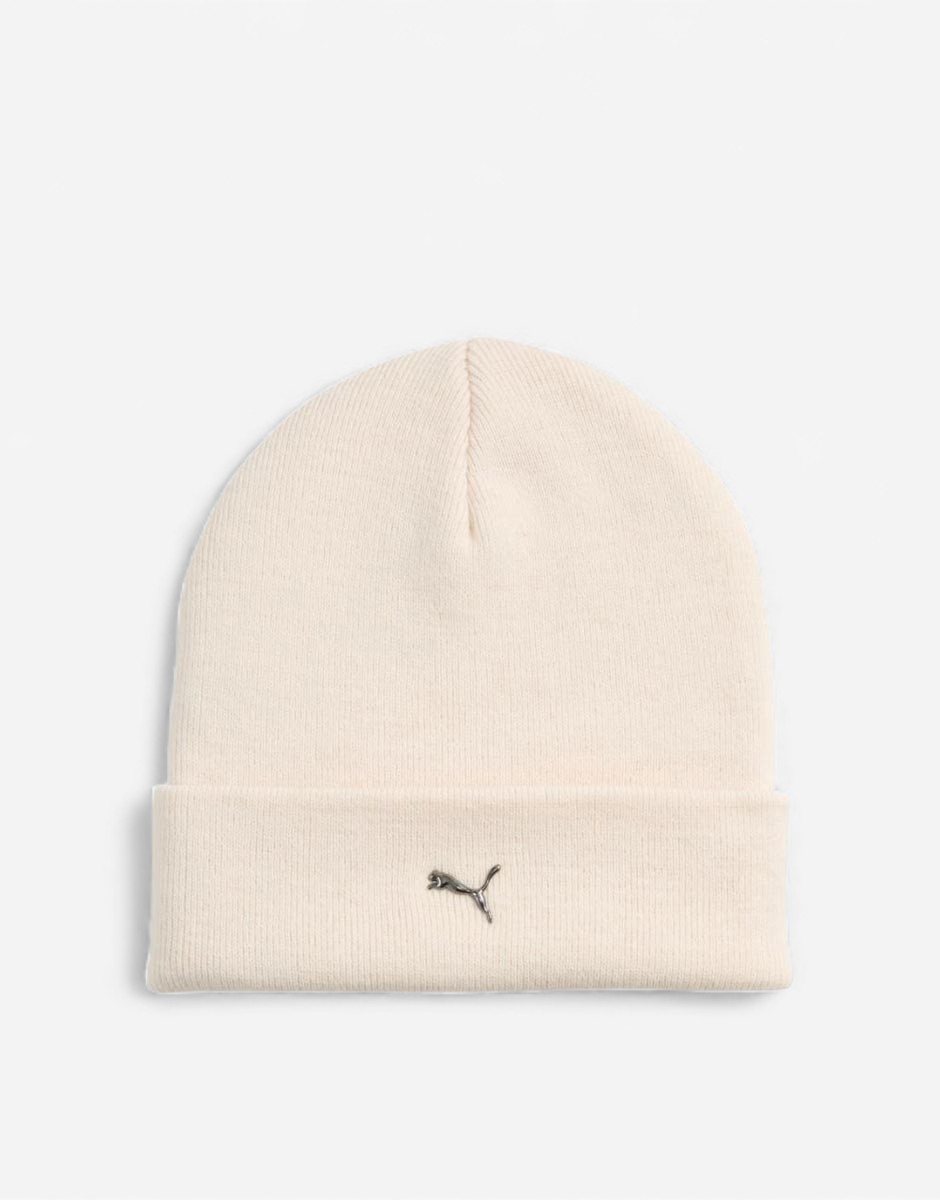 PUMA Metal Cat High Crown Beanie Beige