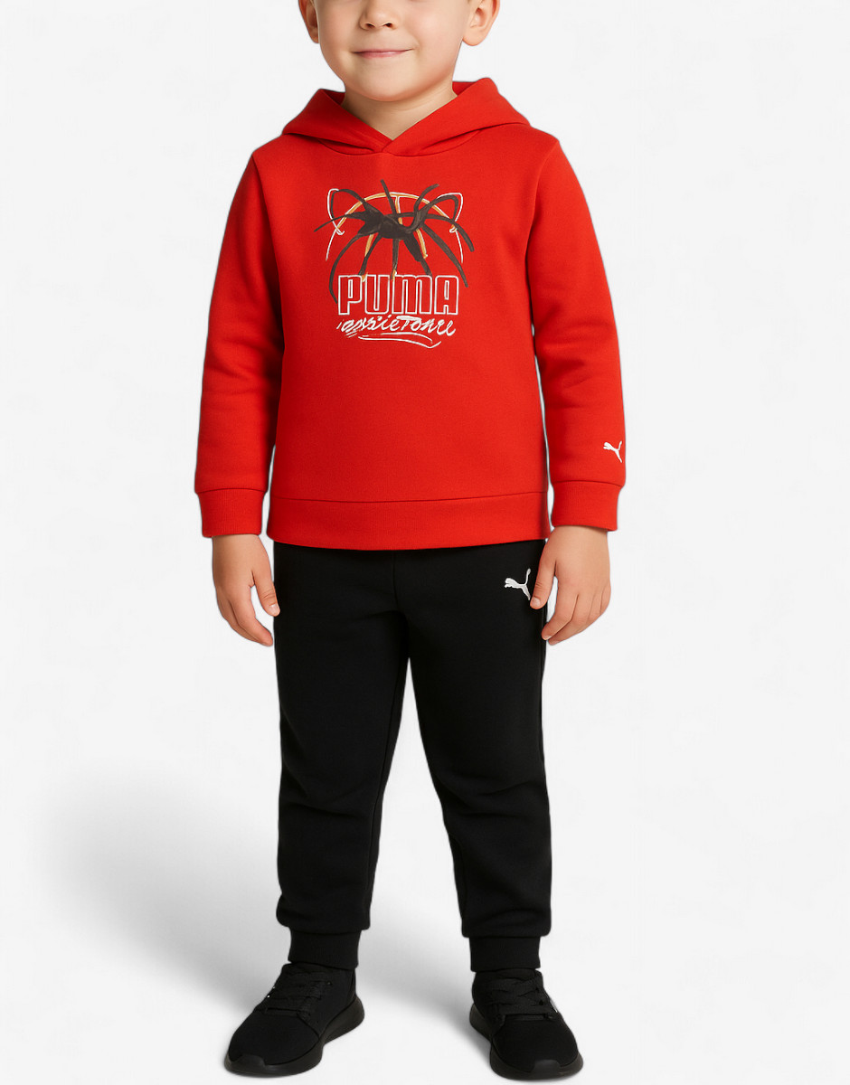 PUMA Minicats Basketball Set Red/Black