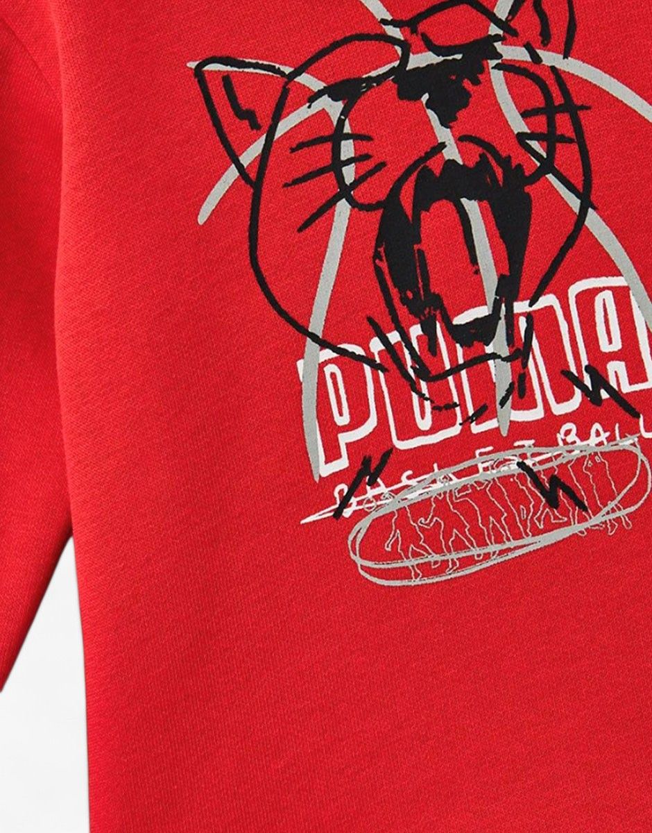PUMA Minicats Basketball Set Red/Black