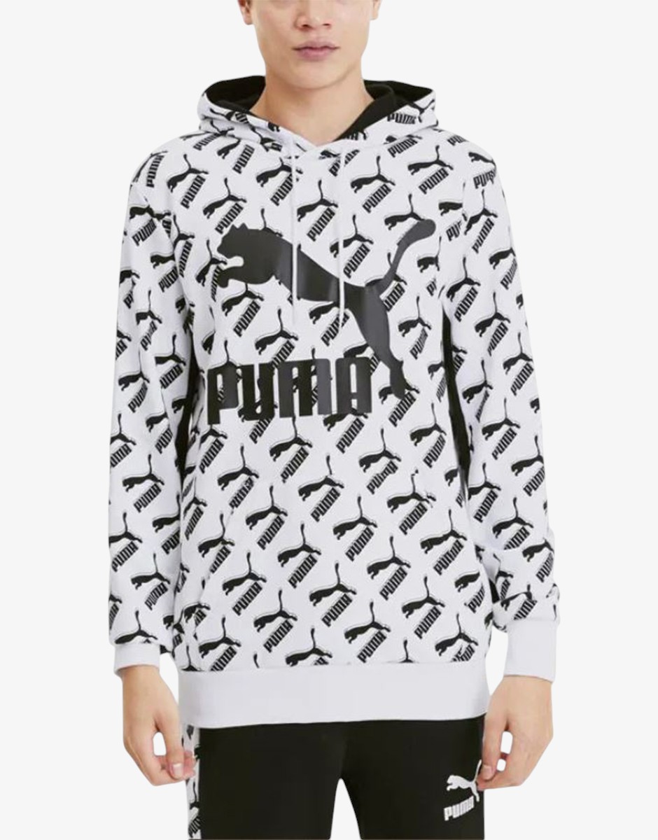 PUMA Originals Hoodie AOP White/Black