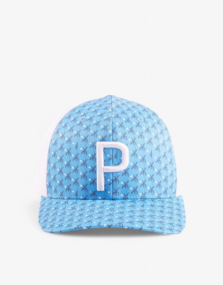 PUMA Palms Trucker P Snapback Cap Blue/White