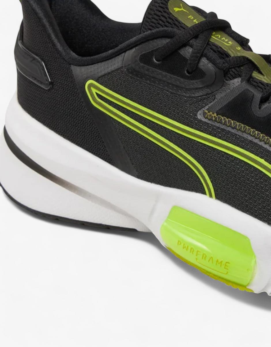 PUMA Power Frame 3 Training Shoes Black/Green