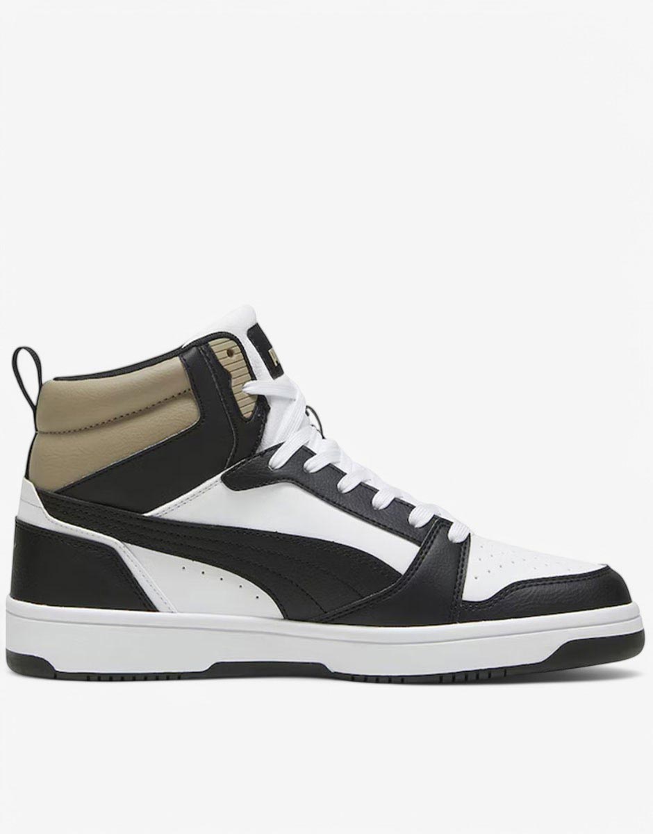 PUMA Rebound V6 Mid Shoes White/Black
