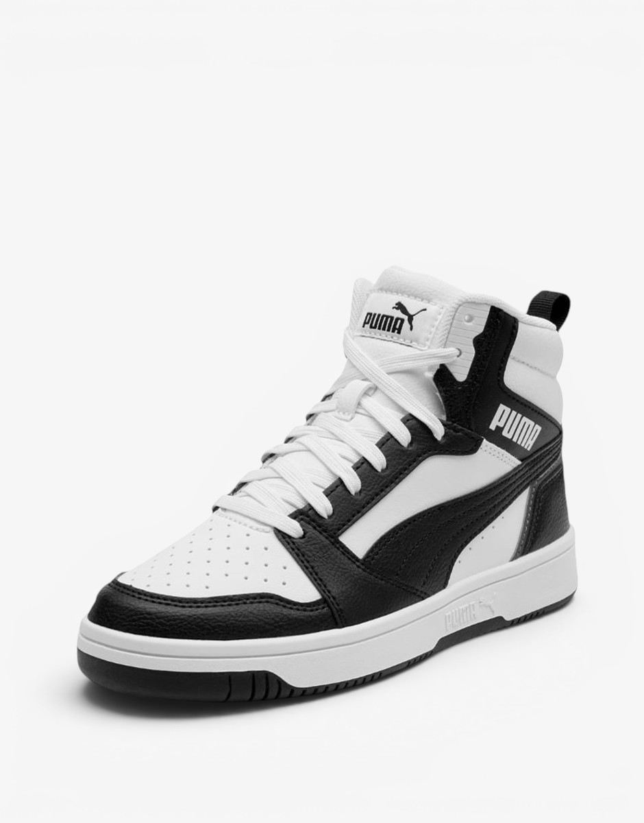 PUMA Rebound V6 Mid Sneakers White/Black