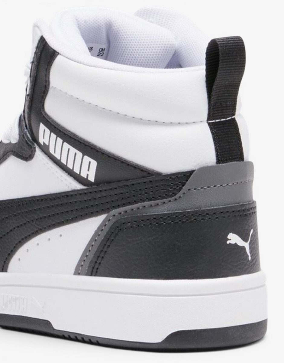 PUMA Rebound V6 Mid Sneakers White/Black