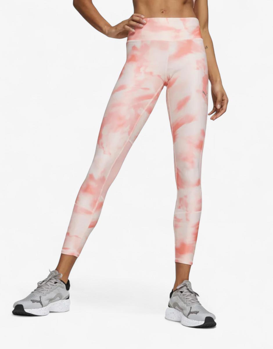 PUMA Run Favorite All Over Printed Leggings Pink
