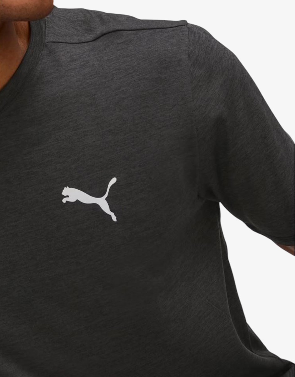 PUMA Run Favorite Heather Ss Tee Black