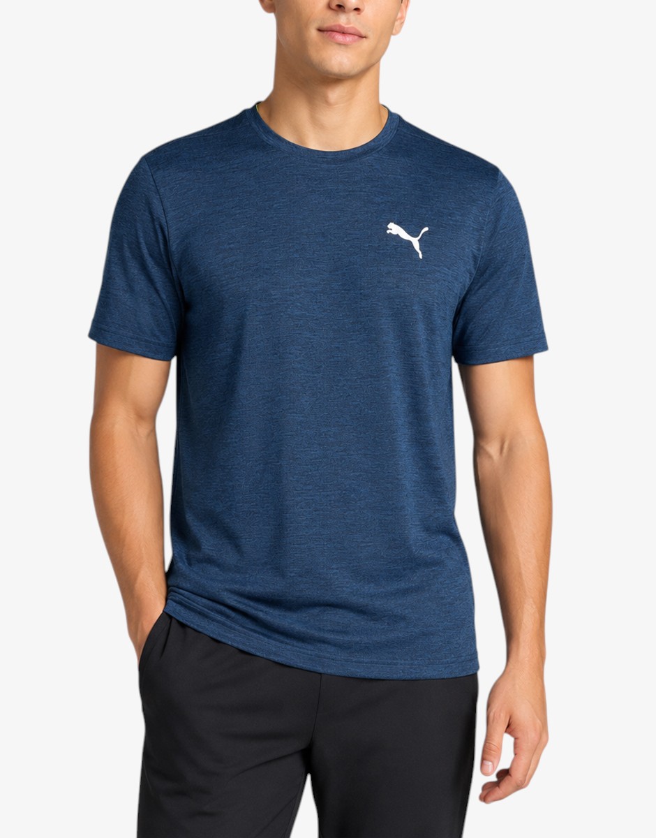 PUMA Run Favorite Heather Ss Tee Blue