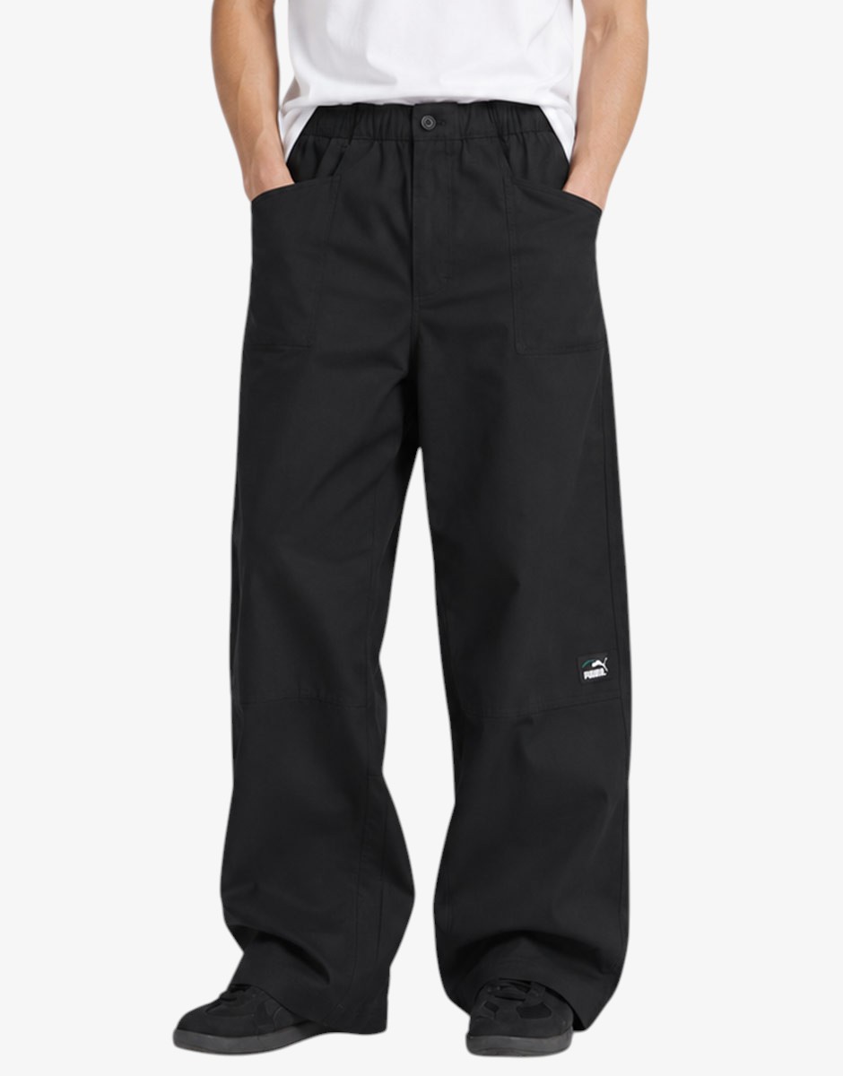 PUMA Skateboard Casual Pants Black